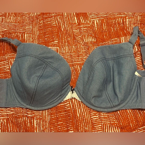 Cacique Denim Bra and Thong set - Picture 14 of 15